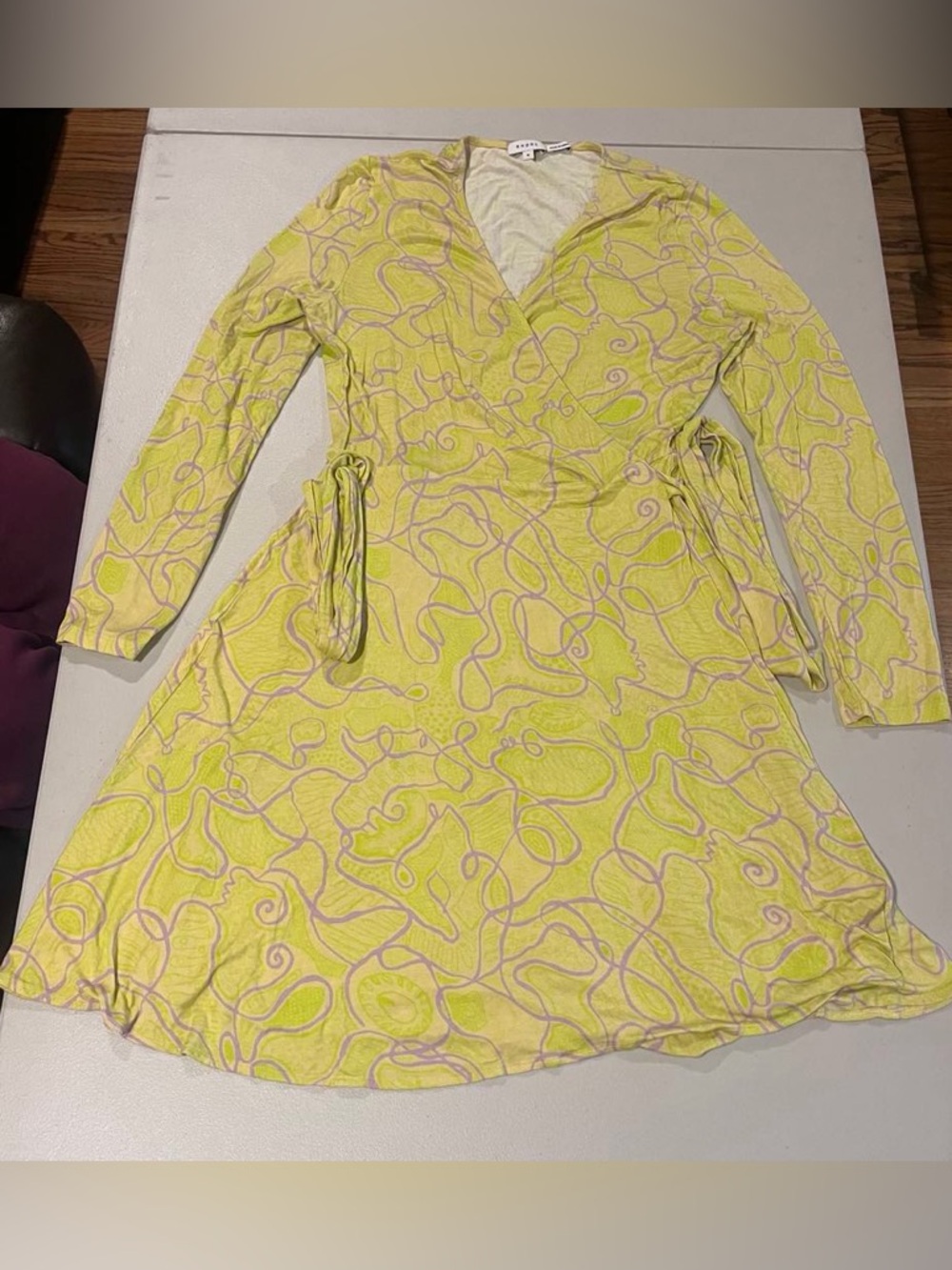 Rhode Neon Colors Long Robe Size Medium